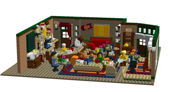 Bar z serialu Przyjaciele z klocków Lego