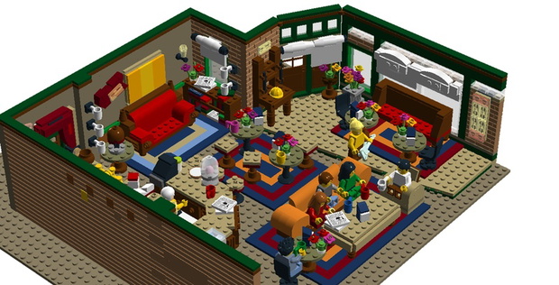 Bar z serialu Przyjaciele z klocków Lego