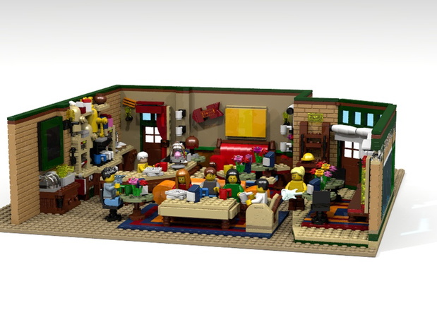 Bar z serialu Przyjaciele z klocków Lego