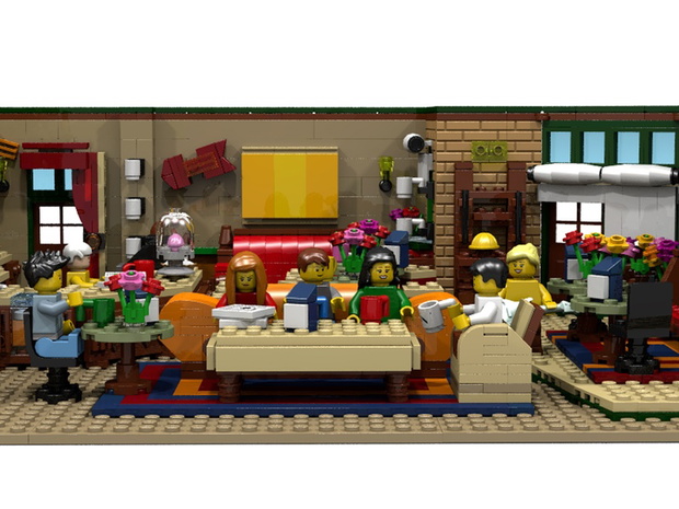 Bar z serialu Przyjaciele z klocków Lego