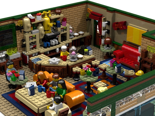 Bar z serialu Przyjaciele z klocków Lego