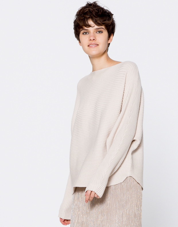 Black Friday: Pull & Bear, sweter z rękawem typu nietoperz soft 79,90 zł z 99,90 zł