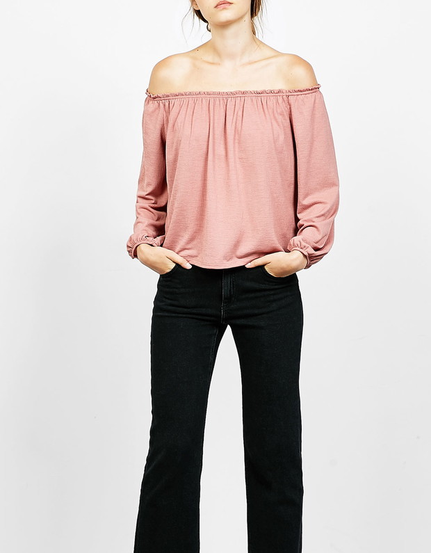 Bluzka hiszpanka - przegląd z sieciówek, Bershka, 69,90 zł