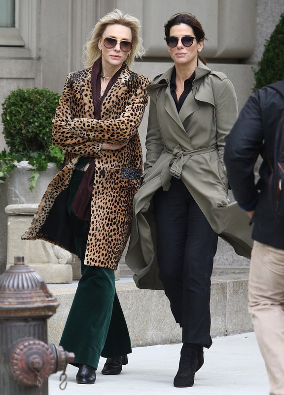 Gwiazdy na planie filmu "Ocean's Eight"