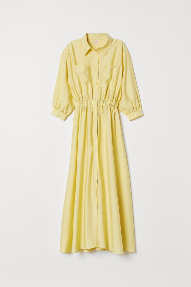 Żółta szmizjerka - H&M, 229,99 zł