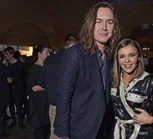 Gwiazdy na pokazie Tomasza Ossolińskiego "Shadows": Tomasz Ossoliński i Edyta Herbuś