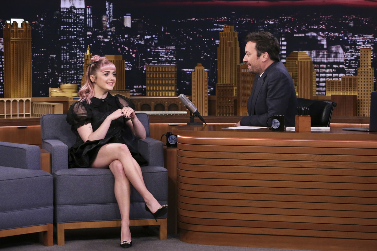 Maisie Williams w programie Jimmy