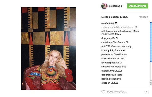 Nie żyje Franca Sozzani. Jak żegna ją branża mody?