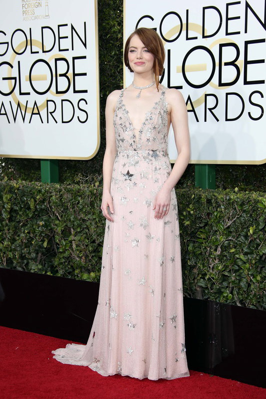 Złote Globy 2017: Emma Stone w sukni Valentino