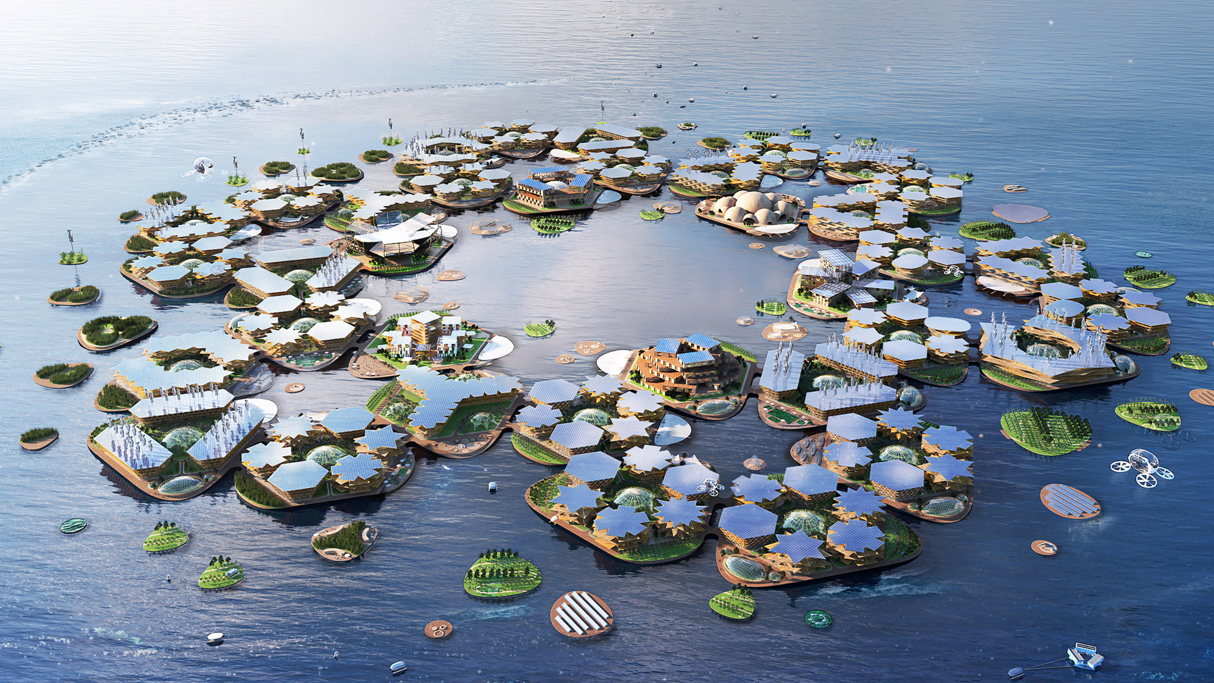 Pływające miasto od BIG, Bjarke Ingels Group