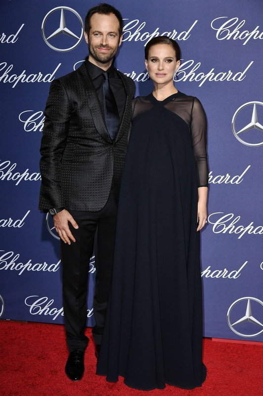 Gwiazdy na Palm Springs International Film Festival 2017: Benjamin Millepied i Natalie Portman