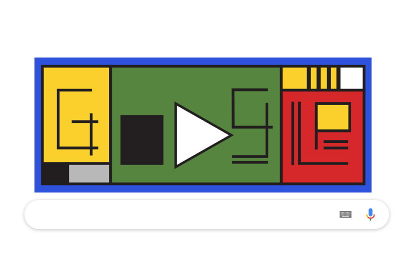 Google Doodle z okazji 100-lecia Bauhausu