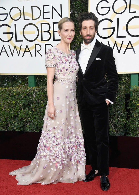 Złote Globy 2017: Simon Helberg i Jocelyn Towne