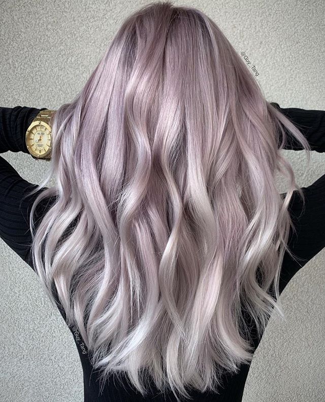 Modne fryzury: Lavender Gray