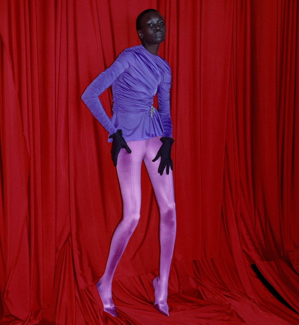 A visual from Balenciaga's new spring ad campaign.