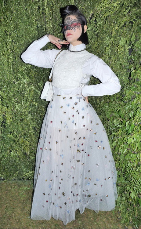 Gwiazdy na pokazach mody haute couture wiosna-lato 2017: Soko na after party Dior