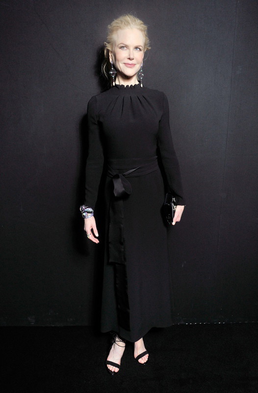 Gwiazdy na pokazach mody haute couture wiosna-lato 2017: Nicole Kidman na pokazie Armani Prive
