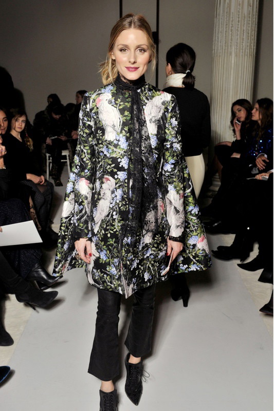 Gwiazdy na pokazach mody haute couture wiosna-lato 2017: Olivia Palermo na pokazie Giambattista Valli