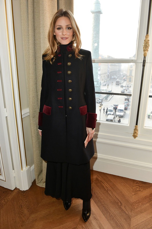 Gwiazdy na pokazach mody haute couture wiosna-lato 2017: Olivia Palermo na pokazie Schiaparelli