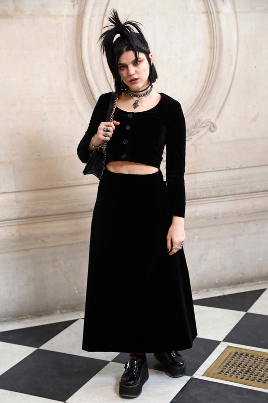 Gwiazdy na pokazach mody haute couture wiosna-lato 2017: Soko na pokazie Dior