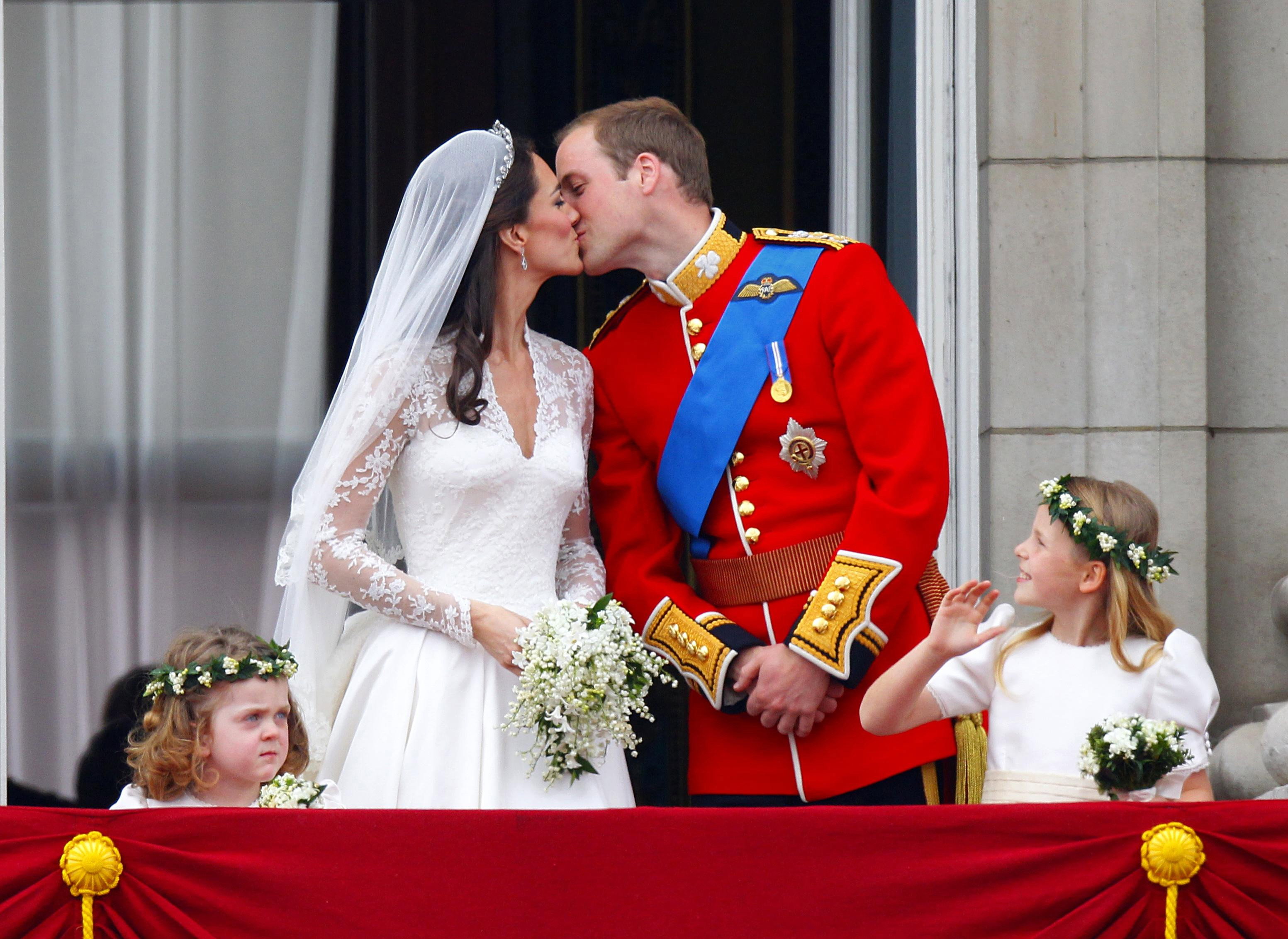 Kate Middleton i książę William, 2011 rok.