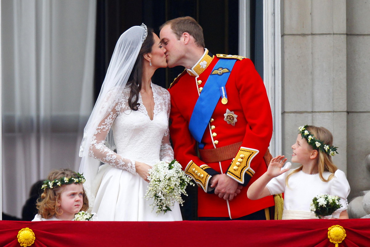 Kate Middleton i książę William, 2011 rok.