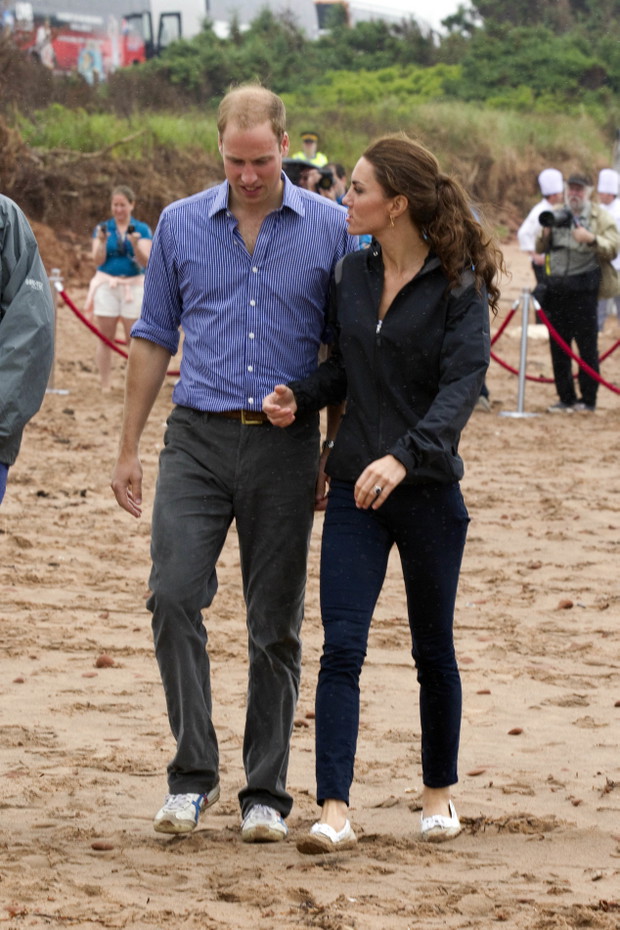 Kate Middleton i książę William, 2011 rok.