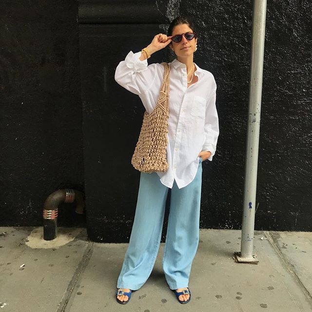 biała koszula - trendy wiosna-lato 2019