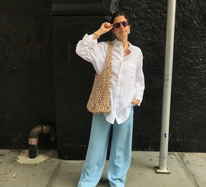 biała koszula - trendy wiosna-lato 2019