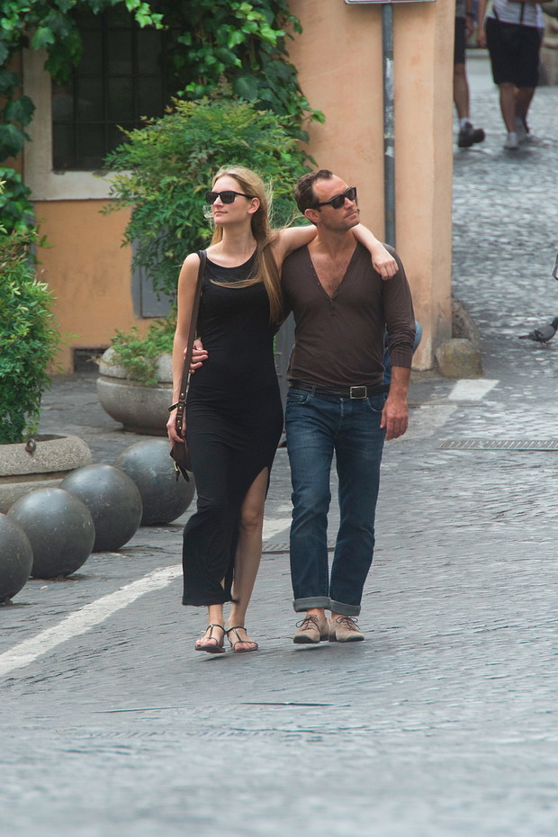 Jude Law i Phillipa Coan, 2015 rok.