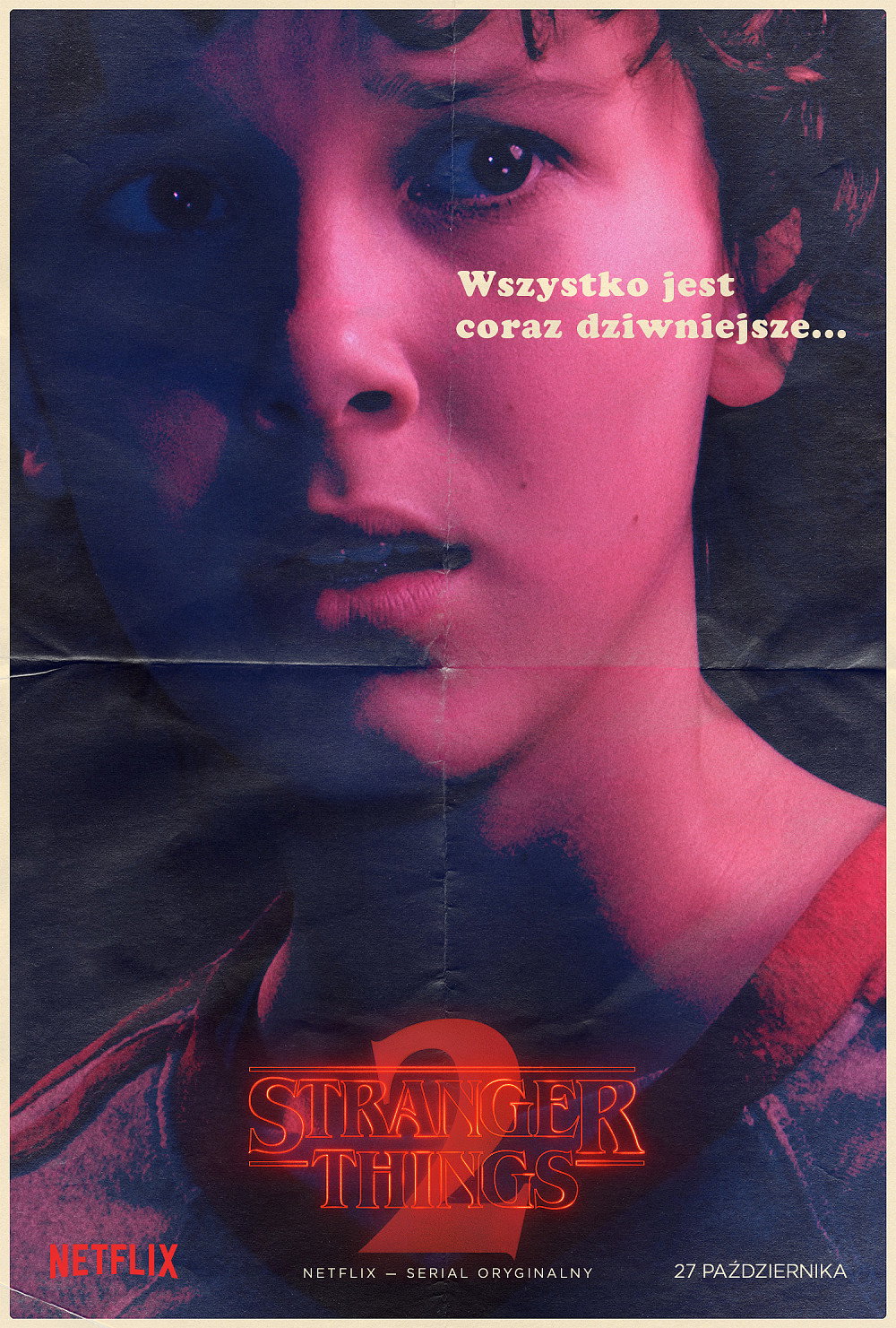 Plakat do drugiego sezonu "Stranger Things"
