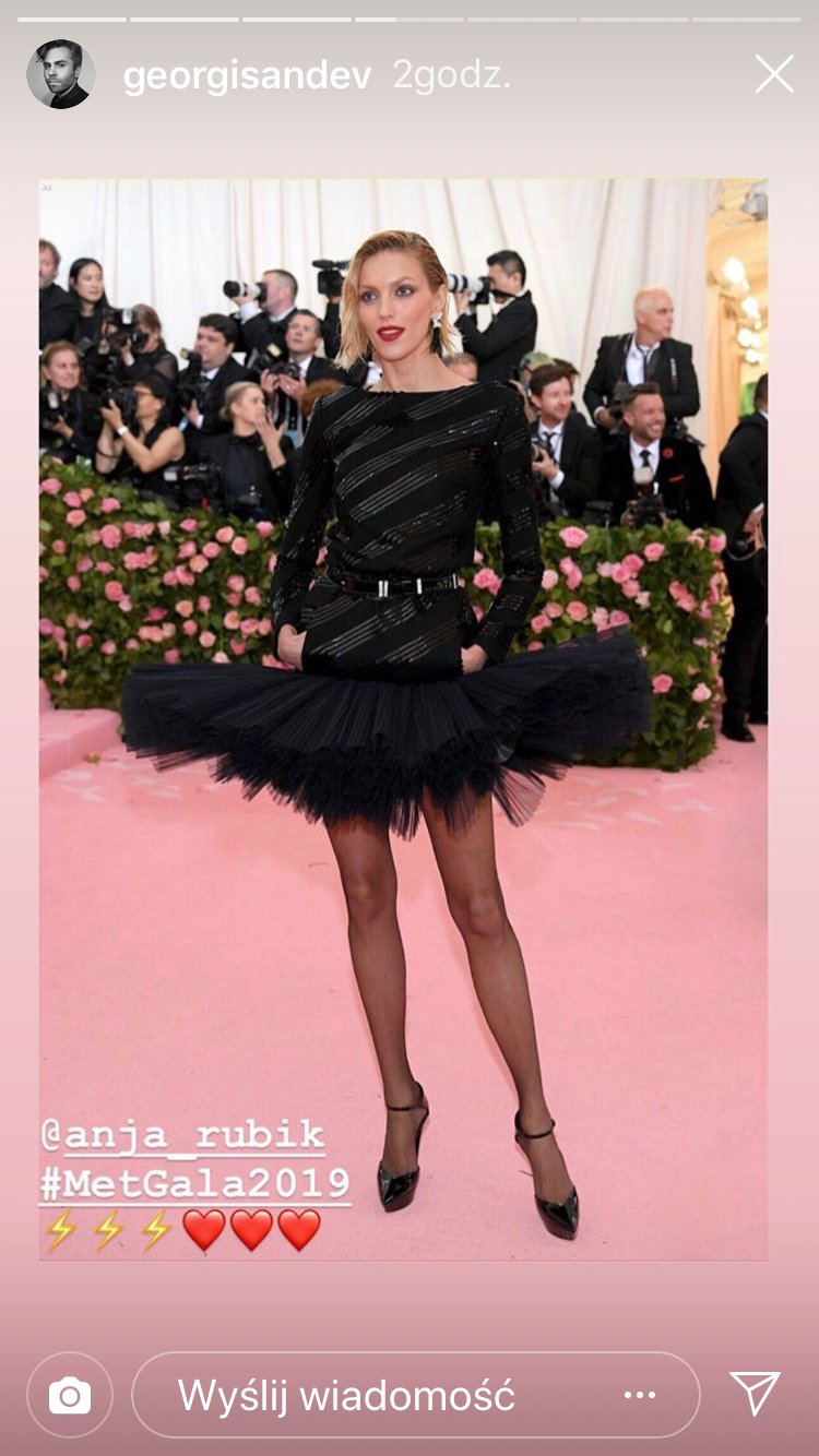 Anja Rubik na Met Gala 2019