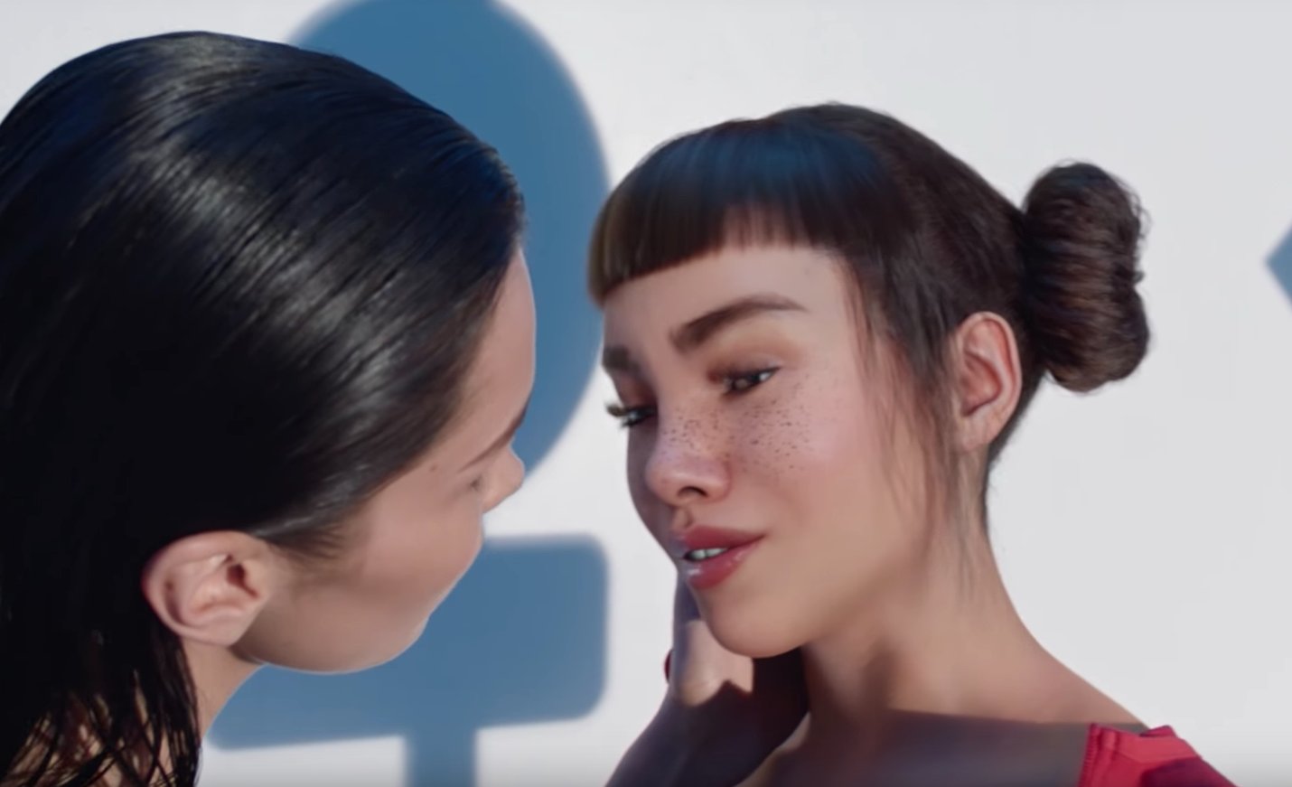 Bella Hadid całuje się z Lil Miquelą w kampanii Calvin Klein