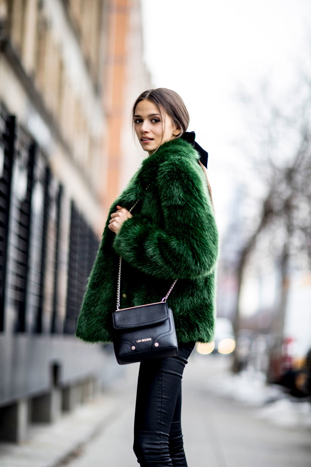 Street fashion: modelki off duty na New York Fashion Week AW17