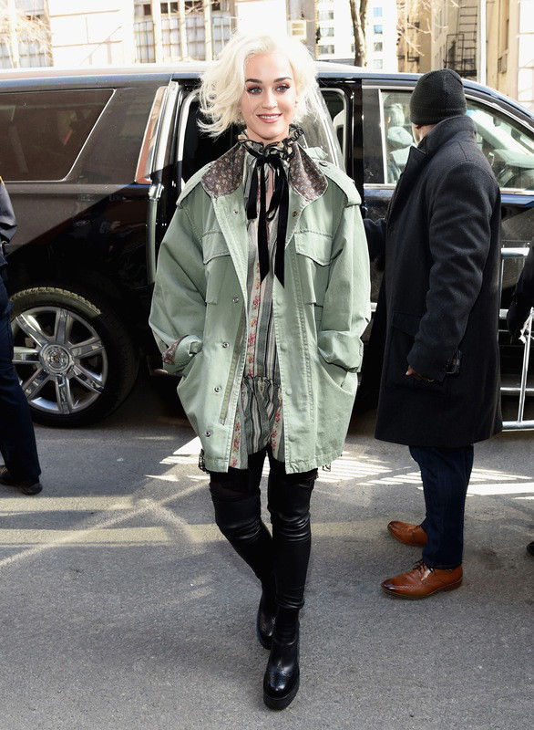 Katy Perry na New York Fashion Week jesień-zima 2017/2018