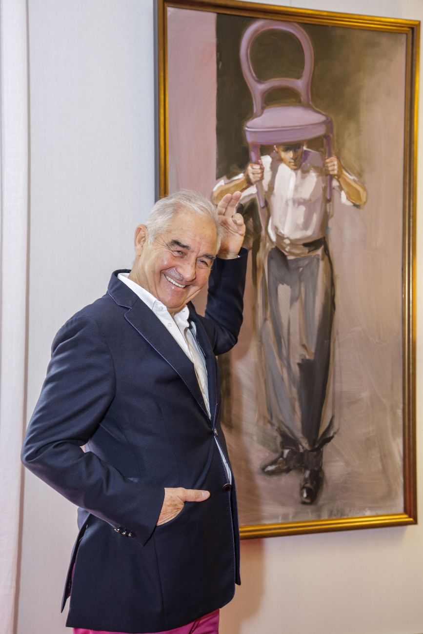 Romeo Sozzi podczas otwarcia Promemoria Warsaw