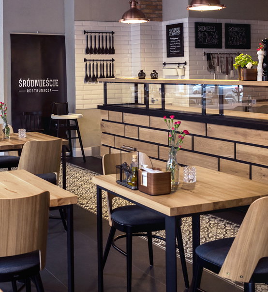 Polski design w bydgoskiej restauracji Śródmieście