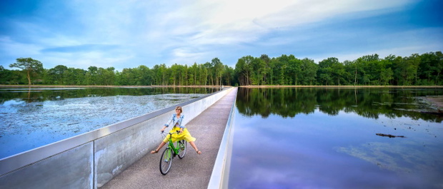 sciezka-rowerowa-cycling-through-water-w-rezerwacie-przyrody-de-wijers-w-bokrijk-genk-w-belgijskiej-prowincji-limburg6-08fb3cd