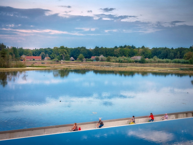 fietsen doorhet water