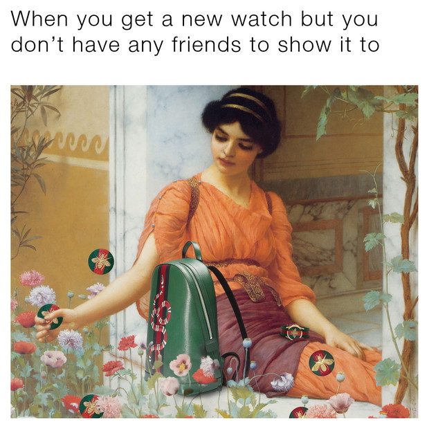 Gucci stworzyło własne memy