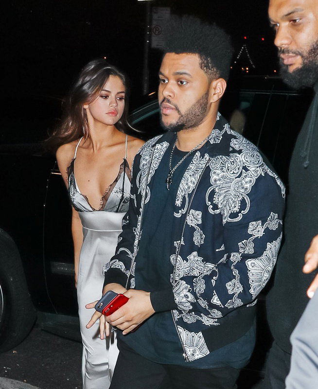 Selena Gomez i Weeknd w drodze na kolację