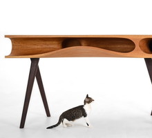 CATable biurko dla ludzi i kotów, projekt: LYCS Architecture