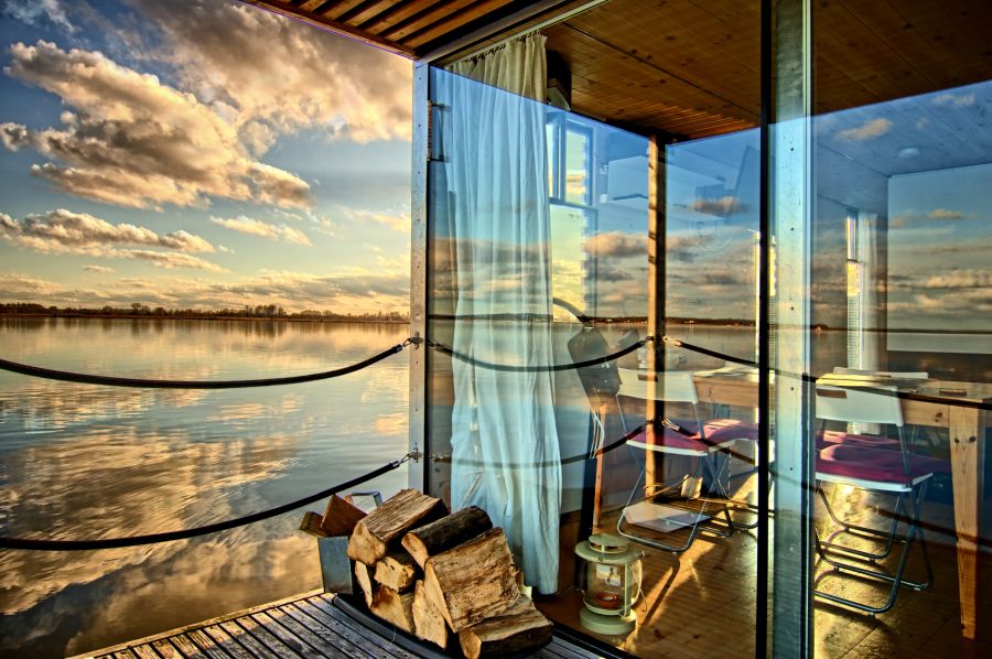 HT Houseboats, widok z domku