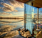 HT Houseboats, widok z domku