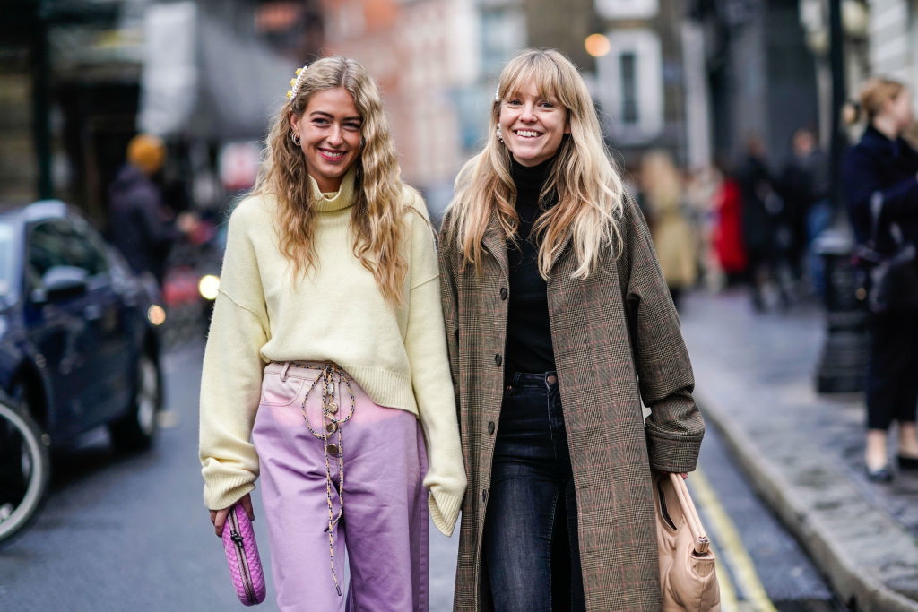 jesienny oversize - street fashion