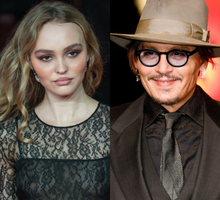 Lily-Rose Depp i Johnny Deppe