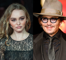 Lily-Rose Depp i Johnny Deppe