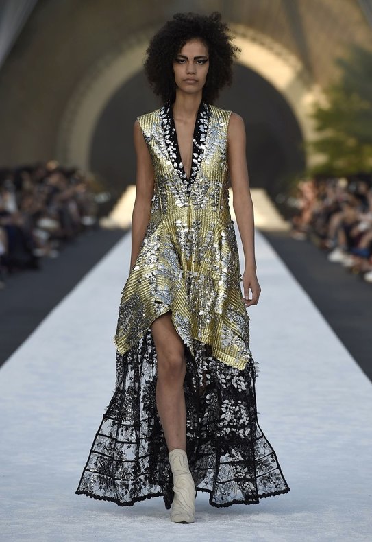 Sukienka maxi Louis Vuitton Resort 2018