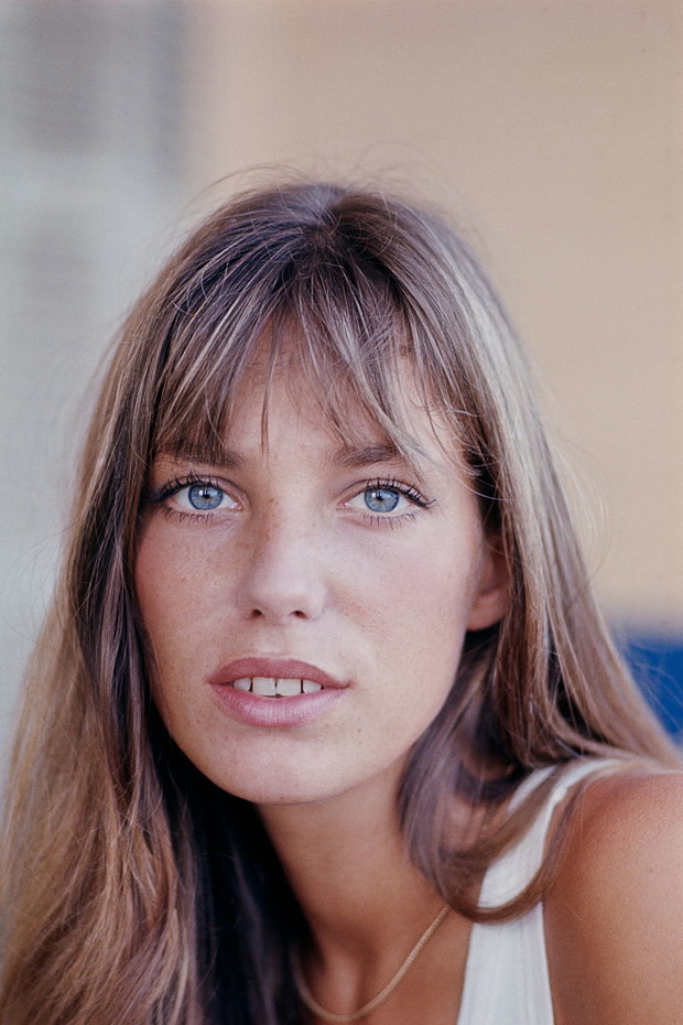 Bristish singer Jane Birkin