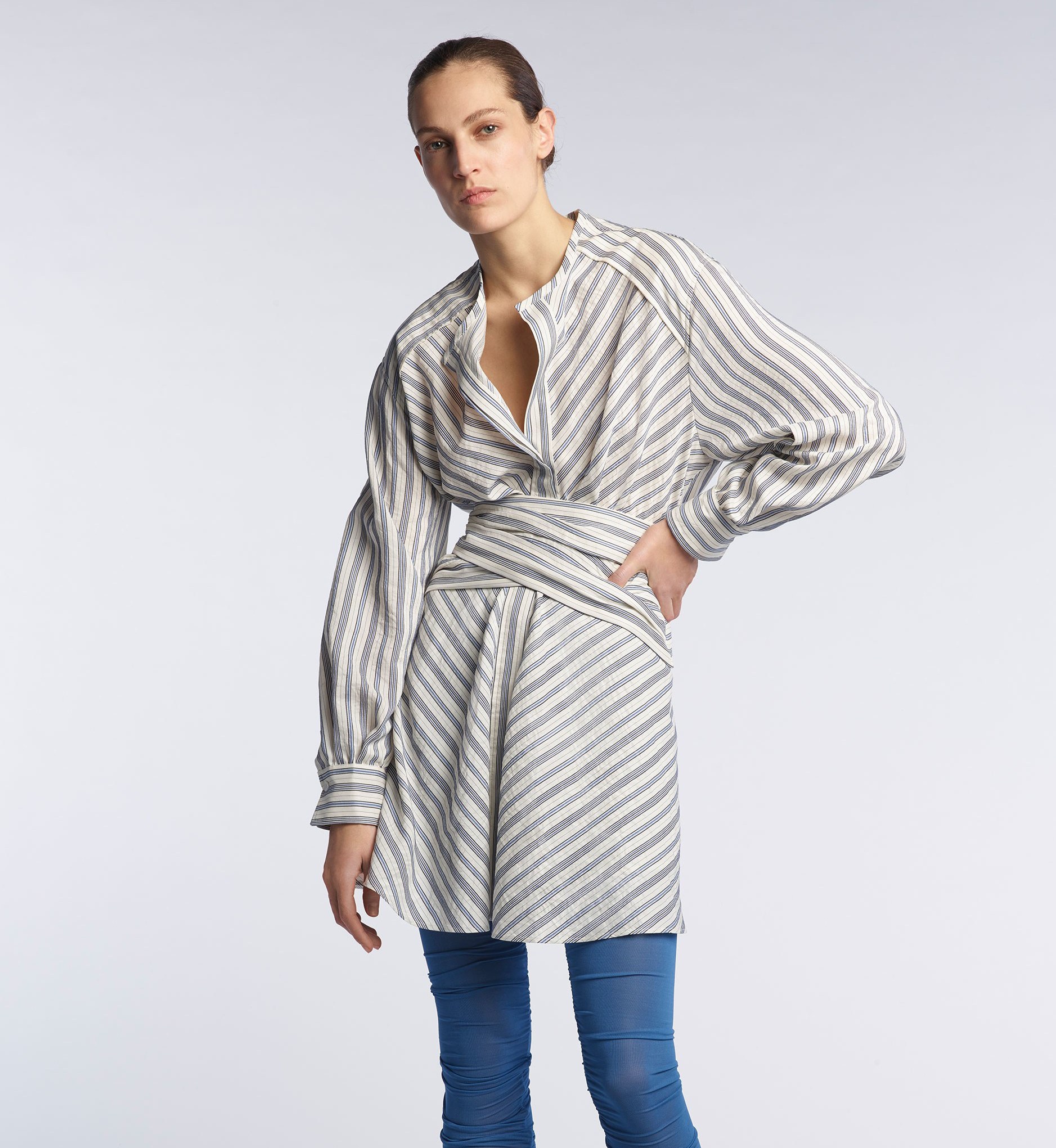 Wiązana koszula Isabel Marant Pre-Fall 2017